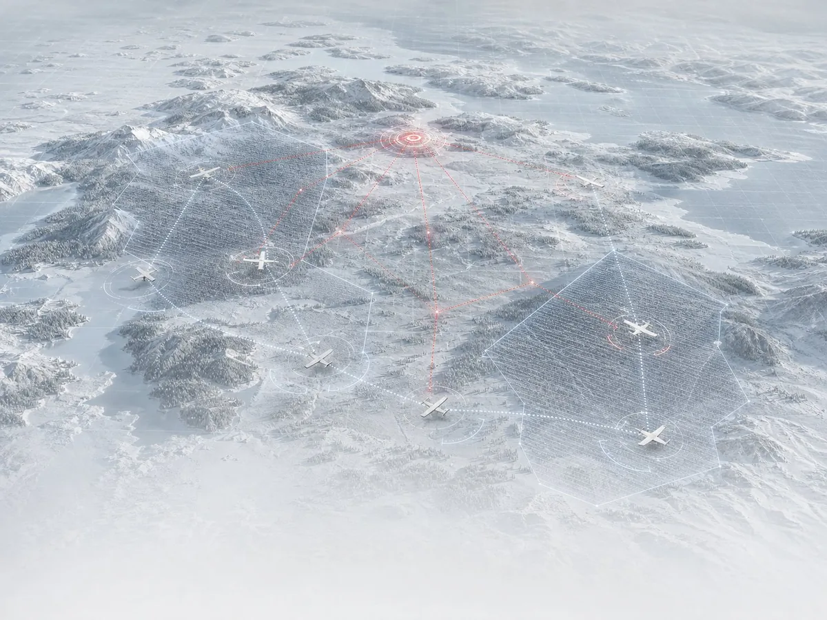 SwarmLink — Coordinated multi-UAV behaviour from a shared mission layer.
